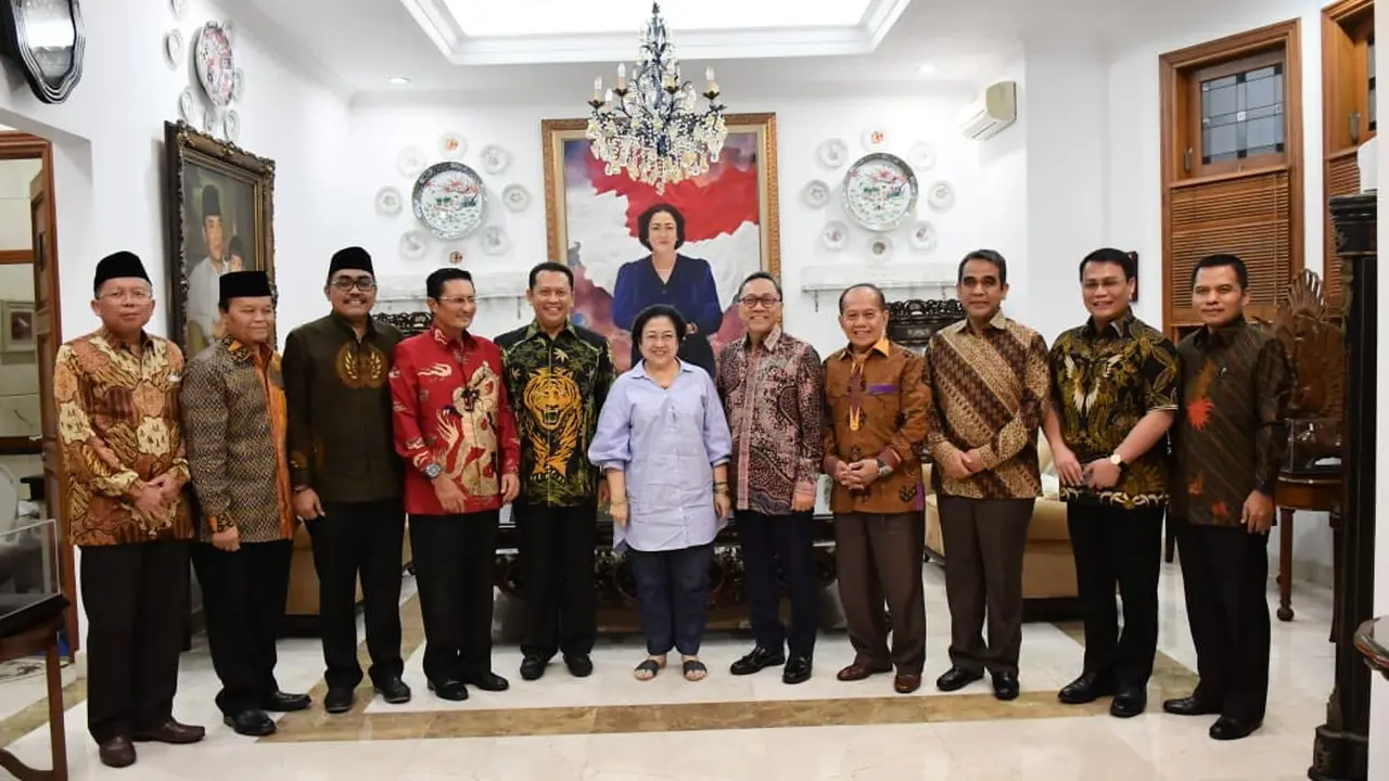 Silaturahmi ke Megawati, Pimpinan MPR Terima Usulan Amandemen Terbatas UUD NRI 1945