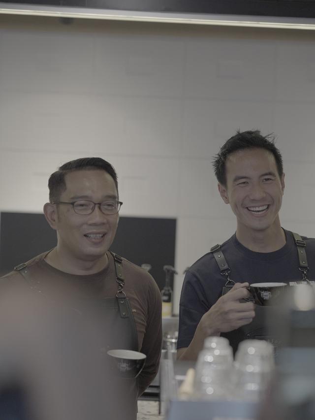 Daniel Mananta dan Ridwan Kamil.