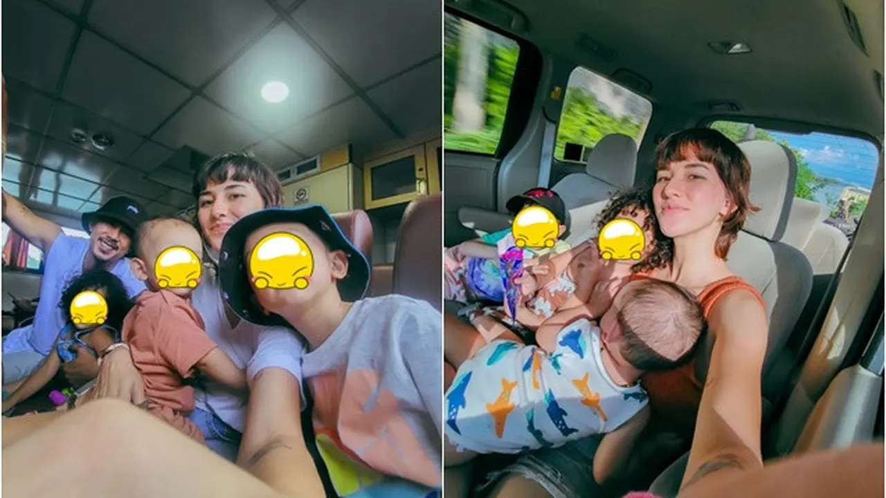 6 Potret Dahlia Poland Momong Buah Hatinya, Jadi Ibu 3 Anak di Usia 25 Tahun