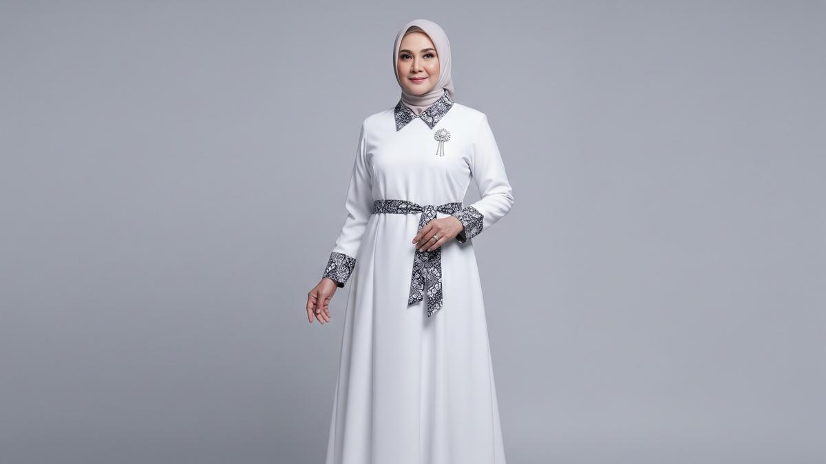 10 Model Baju Gamis Batik untuk Wanita 50 Tahun ke Atas,Anggun dan Modis di Segala Kesempatan