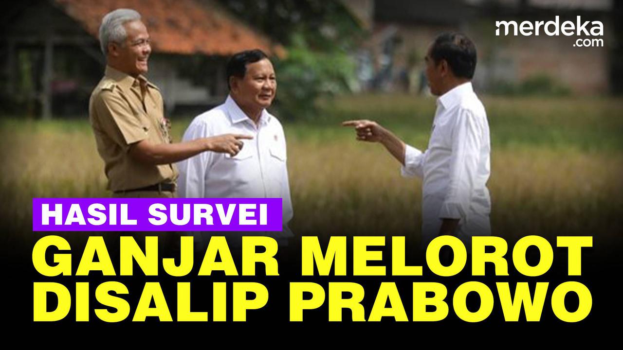 VIDEO: Survei Capres Ganjar Turun Disalip Prabowo, Publik Nilai 'Boneka Partai