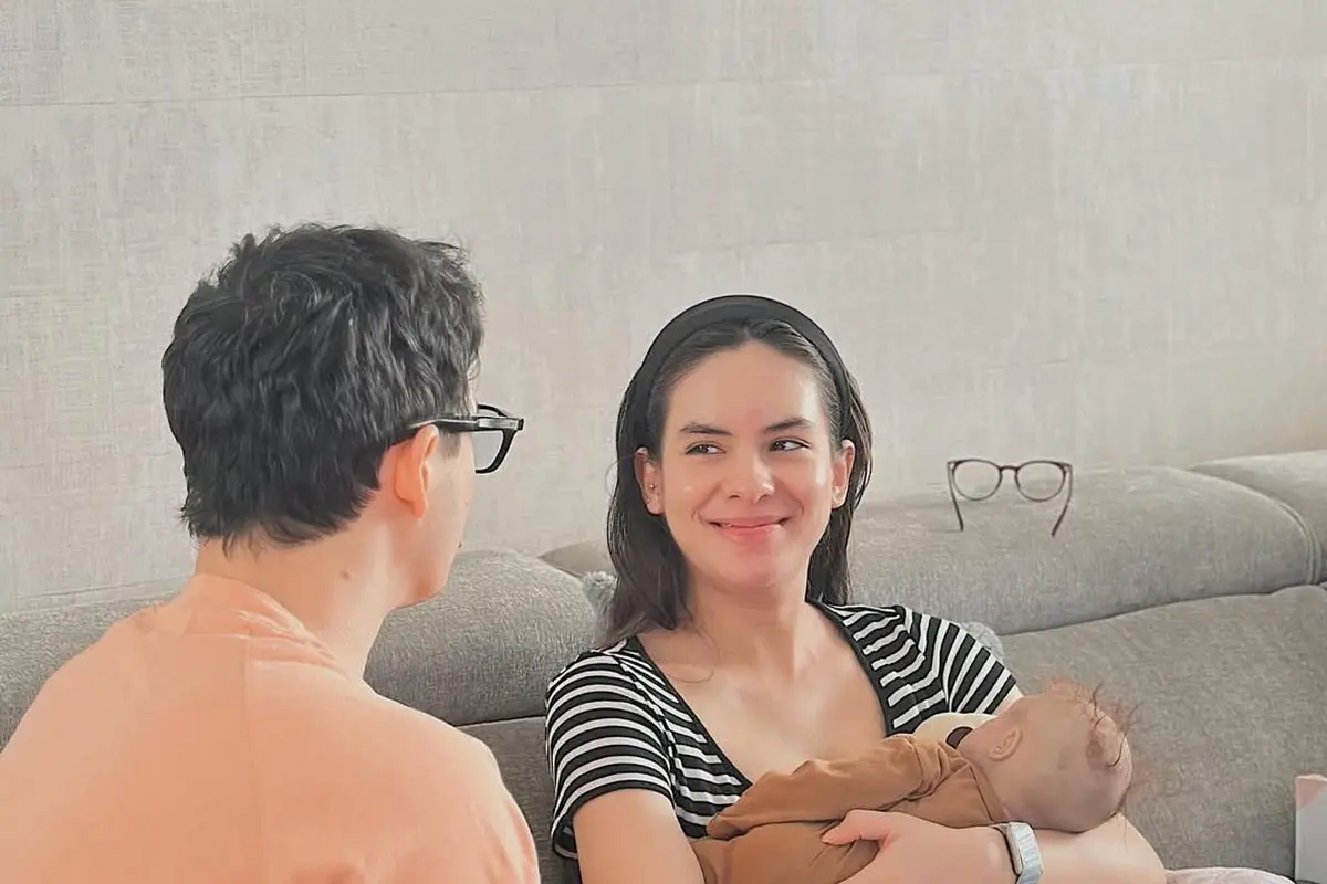 Steffi Zamora saat Mengikuti Kelas New Born dan Menyusui Jelang Melahirkan