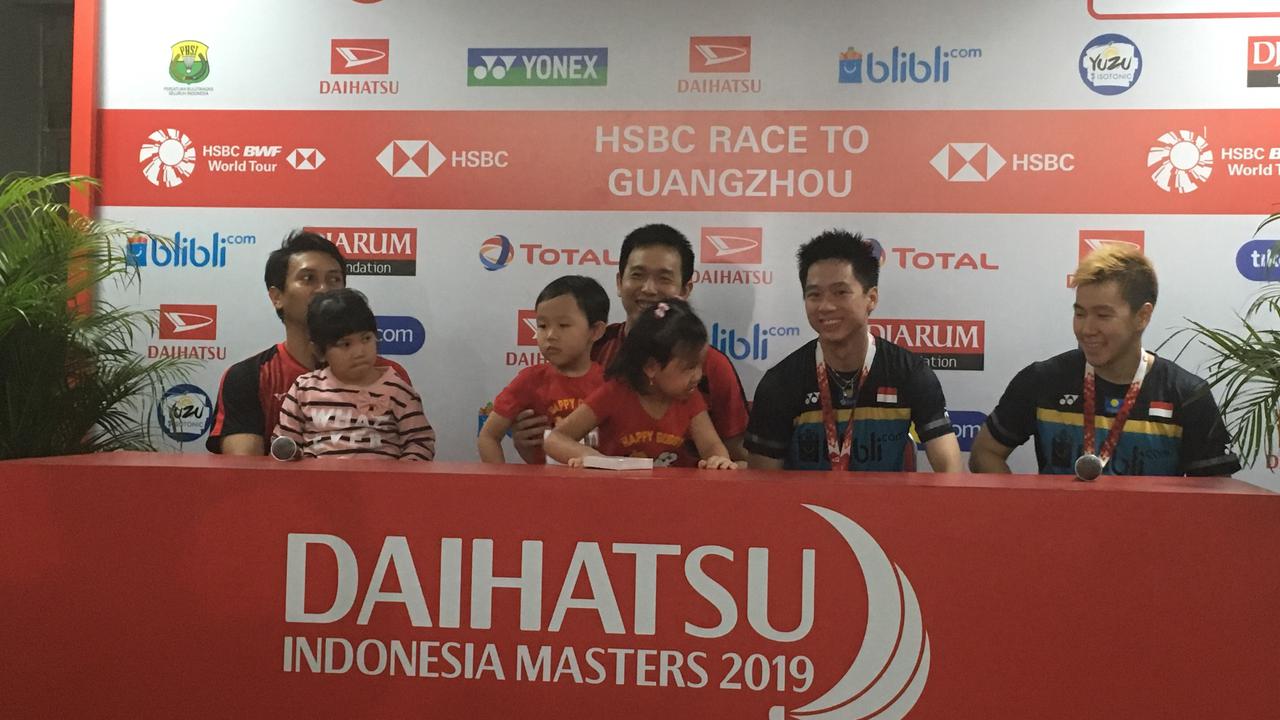 Mohammad Ahsan/Hendra Setiawan, Kevin Sanjaya Sukamuljo/Marcus Fernaldi Gideon, Indonesia Masters 2019