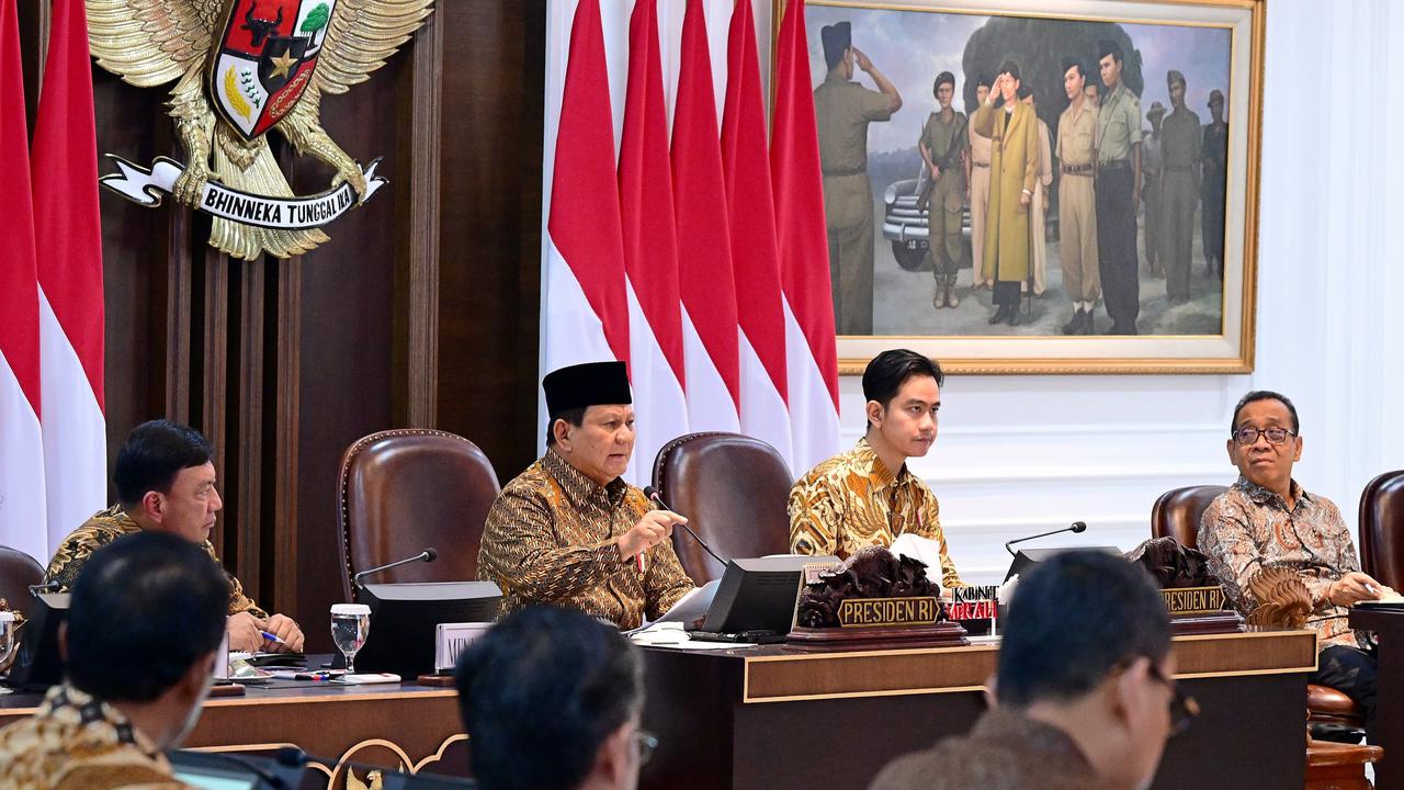Prabowo-Gibran pimpin sidang kabinet perdana