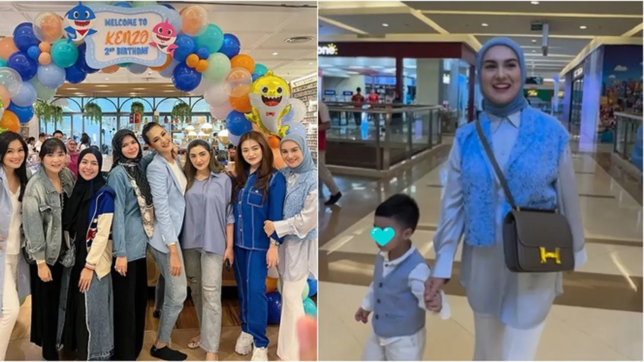 Tak Ikut Jemput Ammar Zoni, Ini 6 Potret Irish Bella Hadiri Ultah Anak Baim Wong