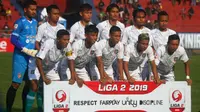 Pemain Persatu tetap dipuji pelatih, meski dikalahkan Persik 20-2 di Stadion Brawijaya, Kota Kediri, Senin (29/7/2019). (Bola.com/Gatot Susetyo)