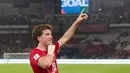 Ole Romeny mencetak gol kedua Timnas Indonesia melalui tendangan penalti ke gawang Singapura dalam laga FIFA ASEAN Cup 2026 di Stadion Utama Gelora Bung Karno (SUGBK), Jakarta, Jumat (25/9/2026). (KLY/Budy Santoso)