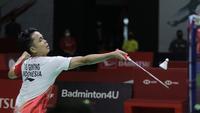 Indonesia berhasil meloloskan 4 wakilnya ke babak semifinal Daihatsu Indonesia Masters 2022, yaitu 1 tunggal putra, dua ganda putra dan 1 ganda putri usai mengalahkan lawan-lawannya di babak perempatfinal, Jumat (10/6/2022) di Istora Senayan, Jakarta. Sementara dua wakil lainnya di nomor ganda campuran, Rinov Rivaldy/Pitha Haningtyas Mentari dan ganda putri, Febby Valencia Gani/Ribka Sugiarto harus tersingkir. (Bola.com/Ikhwan Yanuar)