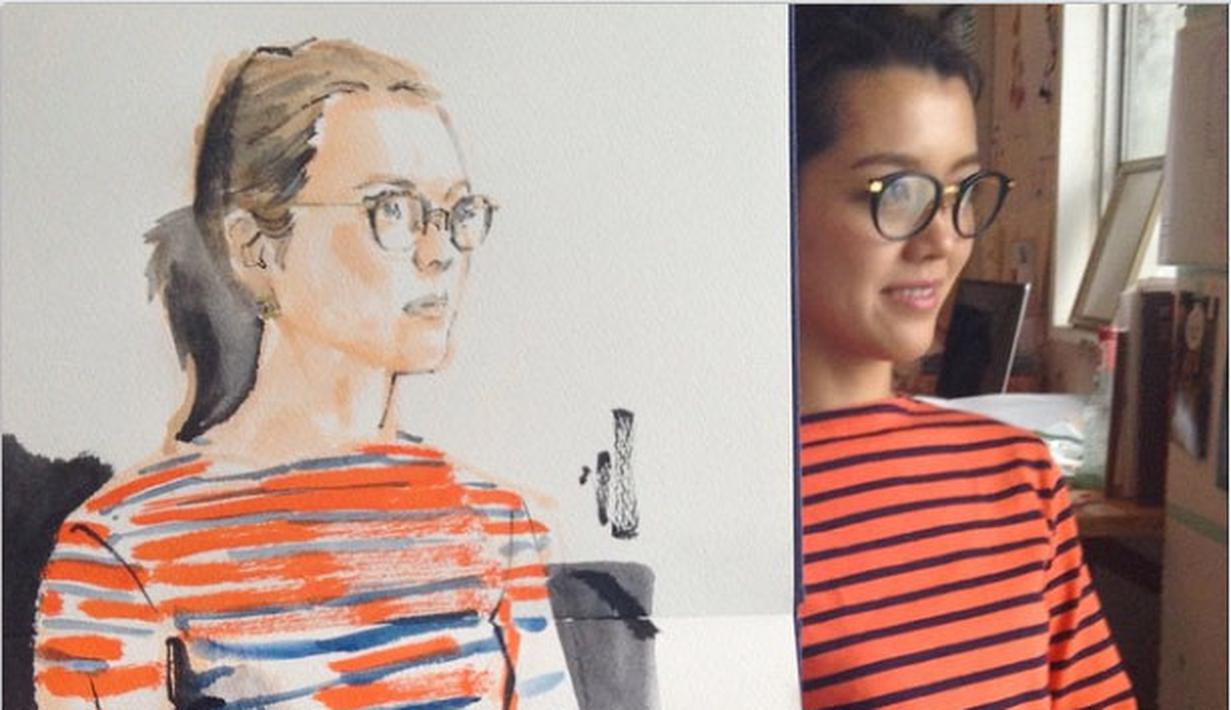 Gambar Sketsa Wajah Seseorang, Adrian Hogan Bandingkan ...