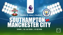 SOUTHAMPTON FC VS. MANCHESTER CITY FCN (Liputan6.com/Abdillah)