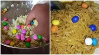 Potret Makanan Dicampur Permen Nyeleneh. (Sumber: Instagram/sukijan.id dan Twitter/@FOODFESS2)