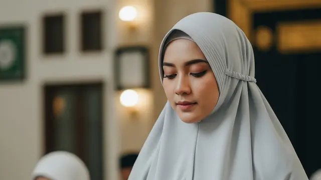 Model Gamis Minimalis untuk Pengajian (Image by Gemini AI)
