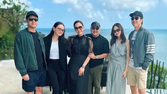 Syifa Hadju dan Alyssa Daguise saat diajak liburan Maia Estianty ke Bali. [@maiaestiantyreal]