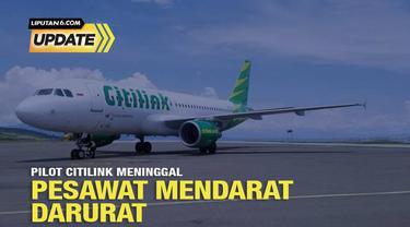 Pilot maskapai penerbangan Citilink Indonesia meninggal dunia saat bertugas. Kejadian ini terjadi pada penerbangan Citilink rute Surabaya-Ujung Pandang. Penerbangan pun harus dilakukan pendaratan darurat di Bandara Juanda Surabaya, Kamis (21/7/2022).