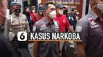 Dengan berbaju merah khas tahanan, ketiganya digelandang untuk pengembangan kasus.