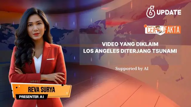 Beredar video yang diklaim wilayah Los Angeles, Amerika Serikat dilanda tsunami. Benarkah?