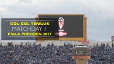 Berita video gol-gol terbaik matchday 1 Piala Presiden 2017, di mana satu persembahan dari pemain Arema, Dendi Santoso.