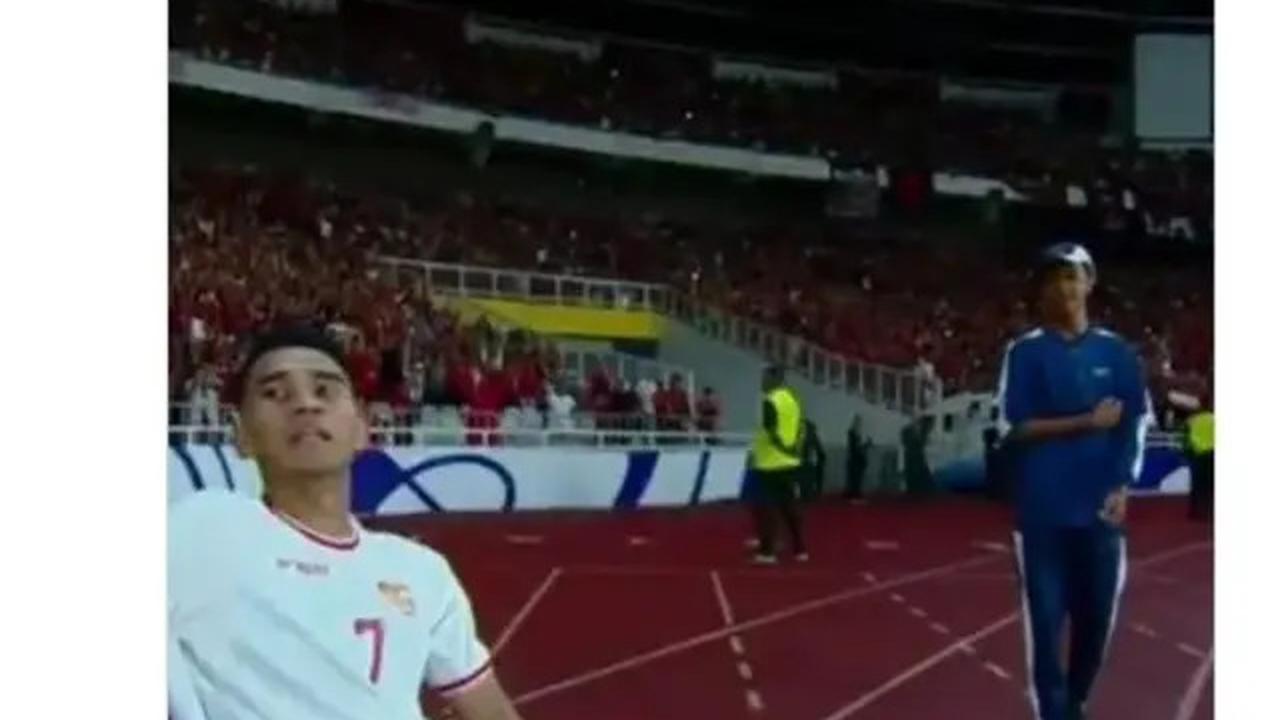 Viral Gaya Marselino Ferdinan Rayakan Cetak Gol dengan Duduk dan Berpose Bak Model, Disebut Bakal Jadi Tren