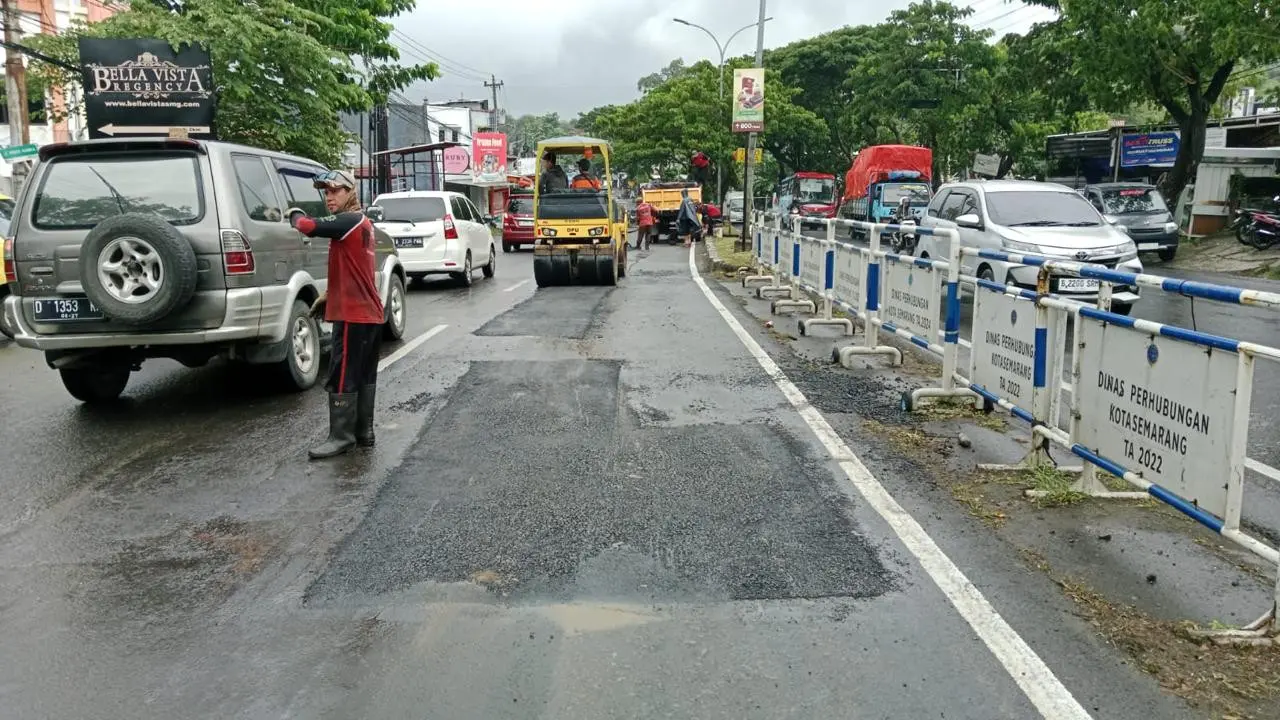 Sebanyak 2.302 titik kerusakan jalan telah tertangani sepanjang Januari hingga Februari (Istimewa)