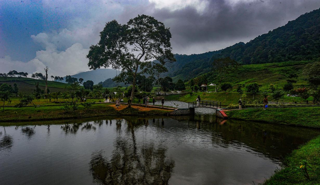 Telaga alami ini menjadi tempat wisata sejak 2019. (merdeka.com/Arie Basuki)