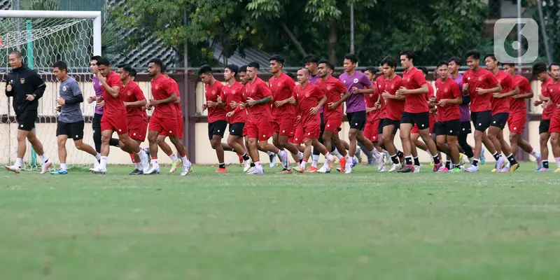 Timnas Indonesia Gelar Sesi Latihan Perdana