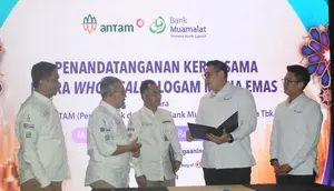 Antam Gandeng Bank Muamalat, Investasi Emas Syariah Makin Mudah
