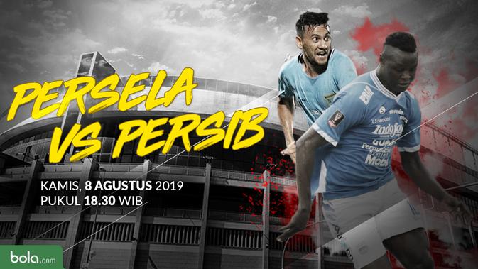 Liga 1 2019: Persela Lamongan vs Persib Bandung. (Bola.com/Dody Iryawan)