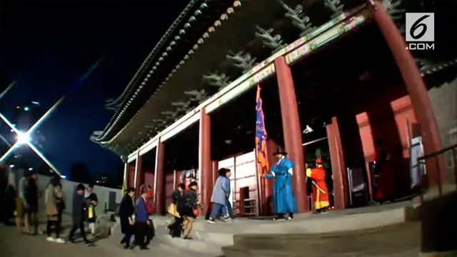 VIDEO: Mencoba Wisata Keliling Istana Malam Hari di Korea Selatan