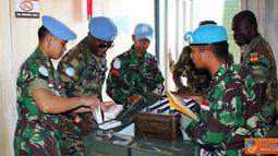 Citzen6, Lebanon: Pelaksanaan inspeksi gudang amunisi Indobatt oleh UNIFIL dimaksudkan untuk mengecek dan memastikan bahwa sistem penyimpanan amunisi yang dilakukan oleh Indobatt dalam kondisi aman dan sesuai prosedur yang diberikan oleh UNIFIL.