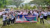 Para Pesilat, Fighter, Petinju, Sulawesi Tengah (Sulteng) menyatakan dukungan penuh untuk pasangan calon Gubernur dan Wakil Gubernur Sulawesi Tengah nomor urut 2, Anwar Hafid dan Reny Lamadjido, dengan bergabung ke relawan Berani Gaspoll (Istimewa)