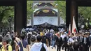 Jepang menyerah tanpa syarat kepada sekutu pada 15 Agustus 1945. (Kazuhiro NOGI/AFP)