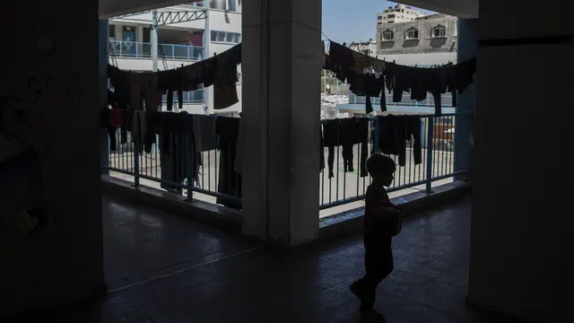 Menengok Anak-Anak Palestina Saat Berlindung di Sekolah Akibat Serangan Israel
