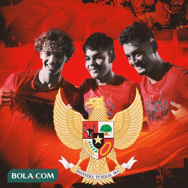 Timnas Indonesia - Jim Croque, Max Christoffel, dan Kai Boham