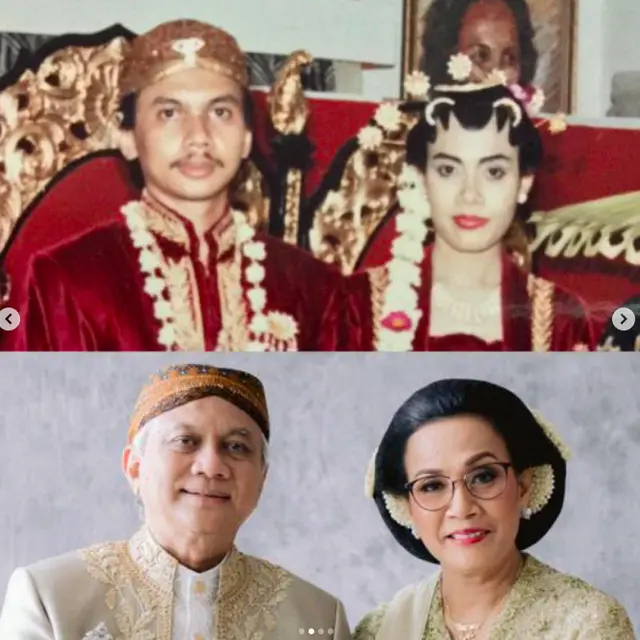 Potret Sri Mulyani dan Suami