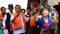 FOTO: JK dan Jupe di Lokasi Banjir Tebet