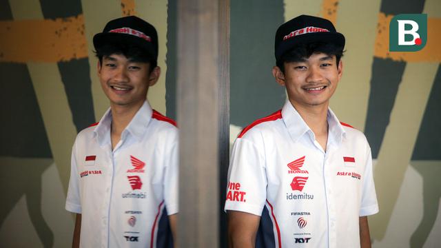 Pembalap Astra Honda Racing Team Fadillah Arbi Aditama