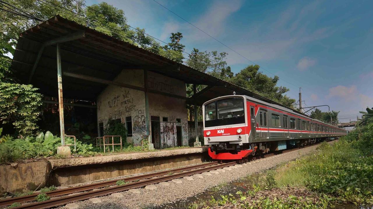 FOTO: Stasiun Gunung Putri Menanti Aktivasi Kembali di Jalur Nambo