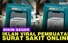 VIDEO: Viral Iklan Pembuatan Surat Sakit Online Jadi 15 Menit, Kemenkes Buka Suara