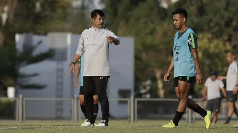 Latihan Timnas Indonesia U-22