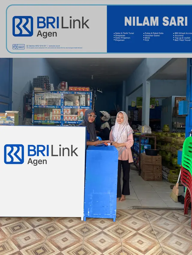 Berawal dari Usaha Sederhana, Nilam Sari Kembangkan 15 Gerai BRILink Agen untuk Layani Warga Medan