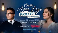 Saksikan Live Streaming Intimate Session Prilly Latuconsina dan Andi Rianto di Vidio, Jumat 29 Januari 2021 Pukul 17.00 WIB