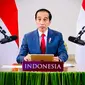 Presiden Jokowi saat menghadiri acara World Economic Forum (WEF) 2020 secara virtual dari Istana Kepresidenan Bogor, Jawa Barat, Rabu, 25 November 2020. (Dok:  Muchlis Jr - Biro Pers Sekretariat Presiden