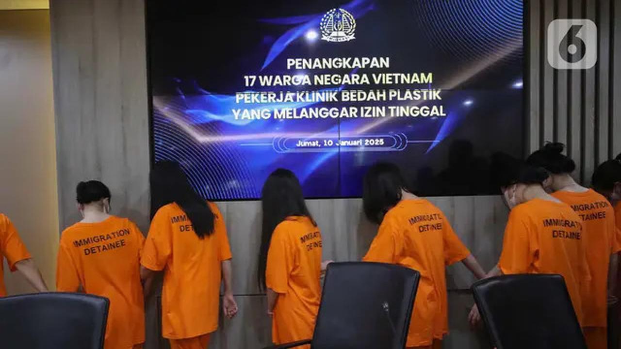 Salahgunakan Izin Tinggal, 17 Warga Negara Vietnam Ditangkap Ditjen Imigrasi