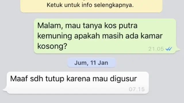 8 Chat Lucu Susahnya Nyari Kos Ini Bikin Geleng-Geleng Kepala