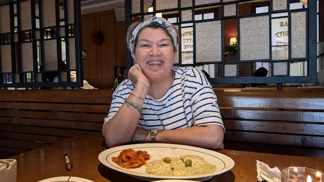 Stefania Vigone, chef Pippo Restoran sajikan tiga menu dalam Pekan Kuliner Italia di Dunia Edisi ke-9.