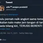 Cerita nyeleneh naik angkot (Sumber: Twitter/rpianadulset)