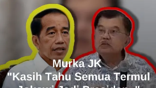 Murka JK Difitnah Kasus Ijazah: Kasih Tahu Semua Termul, Jokowi Jadi Presiden Karena Saya!