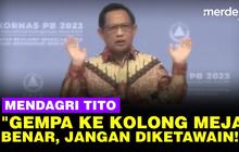 VIDEO: Sindiran Tito ke Anggota DPR, Tertawa Saat Ada Gempa Bukan Selamatkan Diri