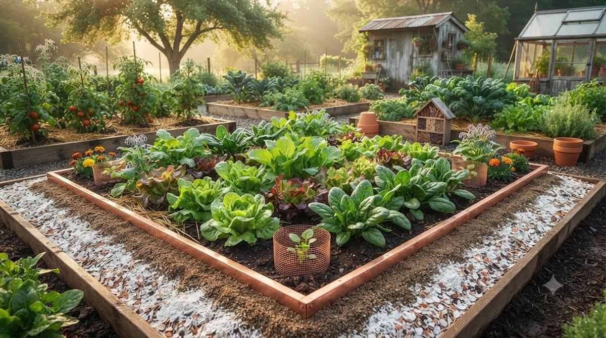 Cara Membuat Kebun Sayur Tidak Diserang Siput