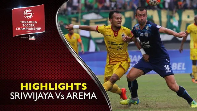 Video highlights TSC 2016 antara Sriwijaya vs Arema Cronus yang berakhir dengan skor 1-1 di Stadion Gelora Jakabaring, Minggu (14/8/2016)